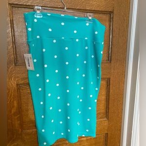 Lularoe Cassie skirt XL polka dot